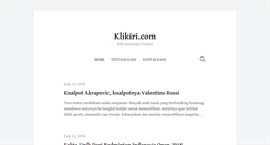 Desktop Screenshot of klikiri.com